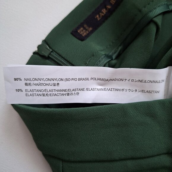 Zara Green Zipper Skirt - Picture 9 of 9